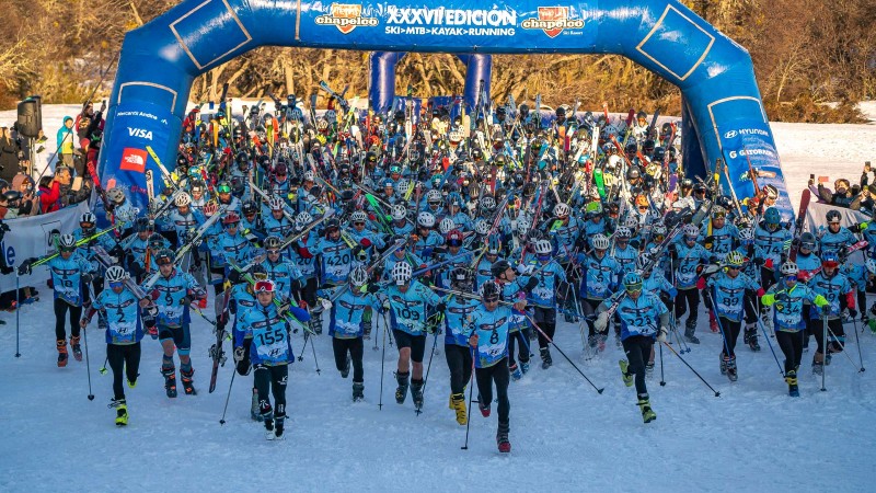 Se corrió la 37° edición del Tetratlón de Chapelco: esquí, mountain bike, kayak y running 