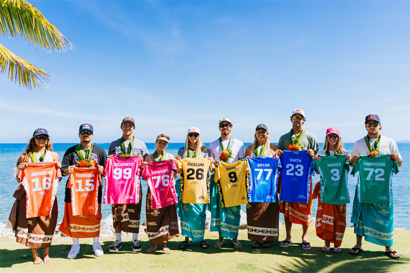 Surfistas del Final 5 listos para pelear por los Títulos Mundiales 2025 en las Lexus WSL Finals Fiji presentado por Corona Cero