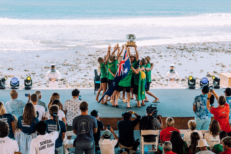 Australia campeón en el Surf City El Salvador ISA World Surfing Games 2025