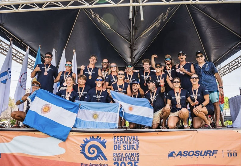 El team argentino que viaja a Panamá para los Juegos Panamericanos de Surf 2026
