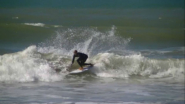 Tobias Ortells Entrenando En Playa Tamarindo Mar Del Plata Surf Rock Radio Adrenalina Pura